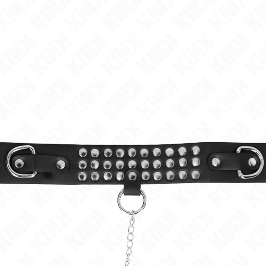 Colier cu lesă, Roz, 65 cm cu ajustare străp 37-42 cm x 5.3 cm