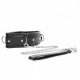 Colier greu cu curea, model 1, reglabil 36,5-50 cm, 65 cm, Negru