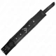 Colier cu curea tip piele ecologică cu burete, Model 1, Reglabil, 37-54 cm x 3 cm