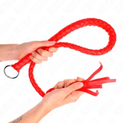 Bici tip șarpe cu inel de mână roșu, 65 cm