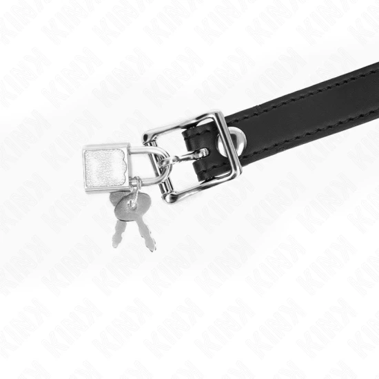 Ham Silicon, Minge 4 Cm Cu Lacăt 60 X 2 Cm, Negru