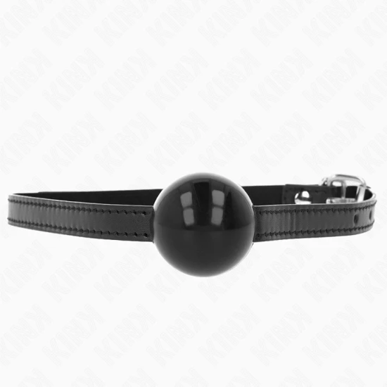 Model: Ball gag, Negru, 4 cm