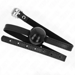 Model: Ball gag, Negru, 4 cm