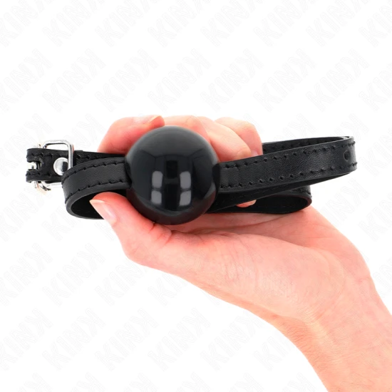 Model: Ball gag, Negru, 4 cm