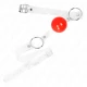 GAG - Bilă din PVC transparent roșu 4 cm, ajustabil