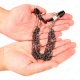 Cleme pentru mameloane cu 3 lanțuri, Negru, 20/23/28 cm