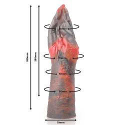 DILDO LILITH Demon Evil, Negru