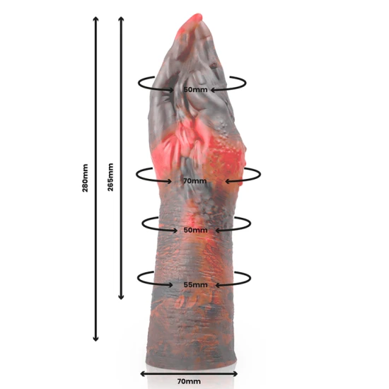 DILDO LILITH Demon Evil, Negru