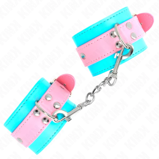 Seturi pentru încheieturi, Roz / Albastru, Ajustabile 16-28 cm x 5 cm