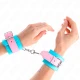 Seturi pentru încheieturi, Roz / Albastru, Ajustabile 16-28 cm x 5 cm