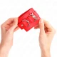 Set 3 brățări pentru încheieturi cu inele D, ajustabile, Roz, 17.5-25 cm x 6 cm