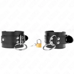 Dispozitive de imobilizare pentru încheieturi, O-Ring, blocate, Negru, ajustabile, 20-28 cm x 5.5 cm