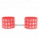 Restricții pentru Încheieturi - Cu Capse, Roșu, 19-24 cm x 5.5 cm