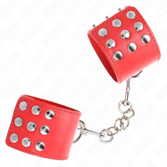 Restricții pentru Încheieturi - Cu Capse, Roșu, 19-24 cm x 5.5 cm