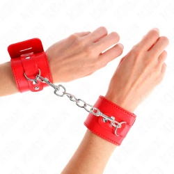 Sistem de fixare pentru încheieturi cu lacăt, Roz, ajustabil 16-23 cm x 5.5 cm