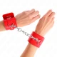 Sistem de fixare pentru încheieturi cu lacăt, Roz, ajustabil 16-23 cm x 5.5 cm