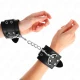 Sistem dublu cu cataramă pentru încheieturi, Negru, reglabil, 19-26 cm
