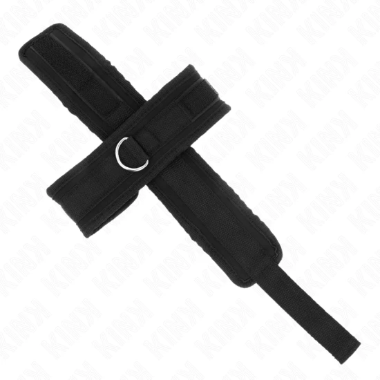 Cătușe tip cross, Negru, 34 x 5.5 cm