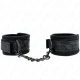 Set manșete pentru încheieturi, dantelă neagră, neopren, ajustabile, 20-29 cm x 5 cm