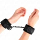 Set manșete pentru încheieturi, dantelă neagră, neopren, ajustabile, 20-29 cm x 5 cm