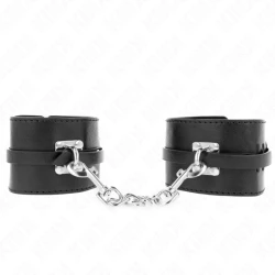 Set manșete pentru încheieturi, Negru, ajustabile 14.5-21 cm x 6 cm