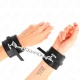 Set manșete pentru încheieturi, Negru, ajustabile 14.5-21 cm x 6 cm