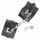 Set manșete pentru încheieturi, Negru, ajustabile 14.5-21 cm x 6 cm