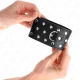 Seturi pentru încheieturi, Piele tip cătușe, Roz, Negru, Reglabile 19-24 cm x 5.5 cm