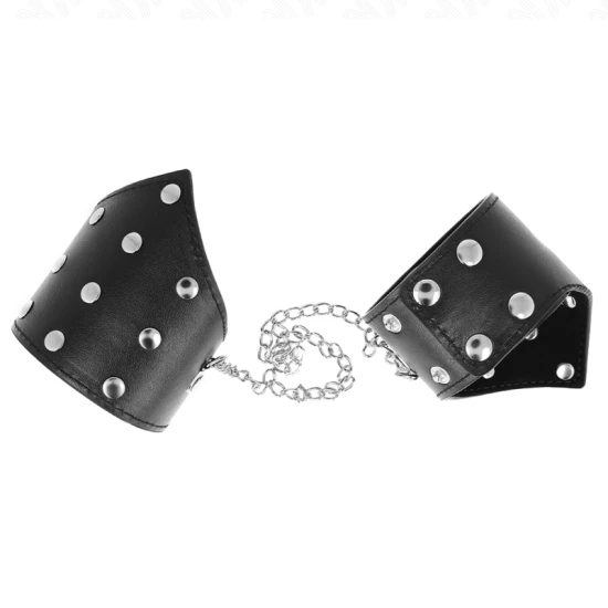 Brățări tip puncte negre, cu lanț, ajustabile, 17-23 cm x 8.5 cm