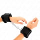 Ham Furry Lined Wrist Restraints, Realist, Negru