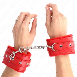 Cătușe / Imobilizare Wrist Restraints, Reglabile, Roșu