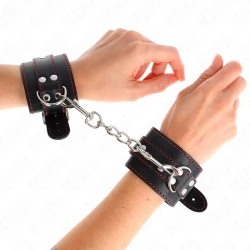 Restricții pentru Încheieturi - Căptușeală Roșie, Reglabil, 20-28 cm x 5.5 cm