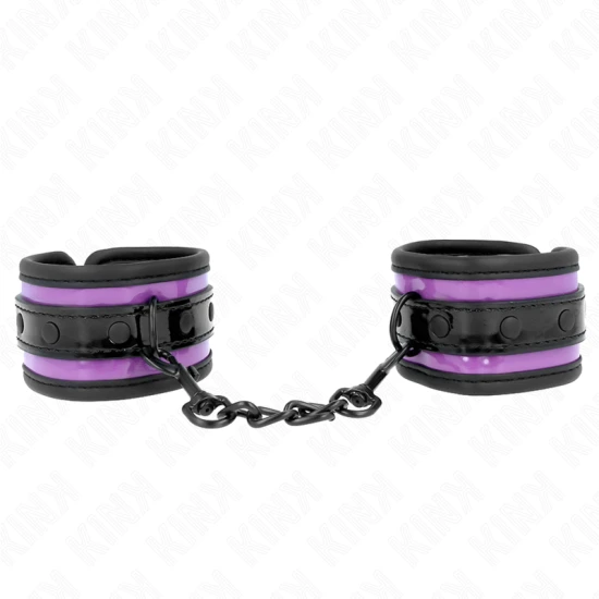 Seturi pentru încheieturi din neopren, Roz lila, ajustabile 21-28 cm x 5 cm
