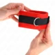 Ham Beginner Fur Hand Cuffs, Realist, Negru-Roșu