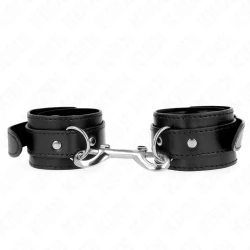Sistem de fixare pentru încheieturi, Negru, reglabil 17-28 cm x 5 cm