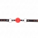 Ham Hollow Hard Ball Gag Model 2, 65 X 2.5 Cm, Roșu