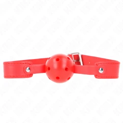 Dispozitiv de tăcere tip bilă respirabil, Roz, 4,5 cm