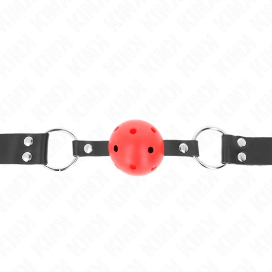 Dispozitiv de tăcere tip minge, Roz, 4 cm, cu nit dublu, 62,5 x 2,5 cm, ajustabil 42-58 cm