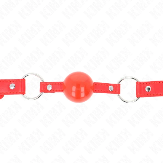 Mască TPE pentru tăcere, Roz cu sistem de blocare Rojo, 4 cm, 60 x 2 cm