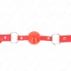 Mască TPE pentru tăcere, Roz cu sistem de blocare Rojo, 4 cm, 60 x 2 cm
