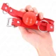 Mască TPE pentru tăcere, Roz cu sistem de blocare Rojo, 4 cm, 60 x 2 cm