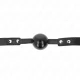 Soft TPE Ball 4 cm, Model 3, Roz-Negru, 60 x 2 cm, Ajustabil 37-52 cm