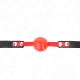 Minge gag Soft TPE, Roz, Model 4, reglabil 37-52 cm