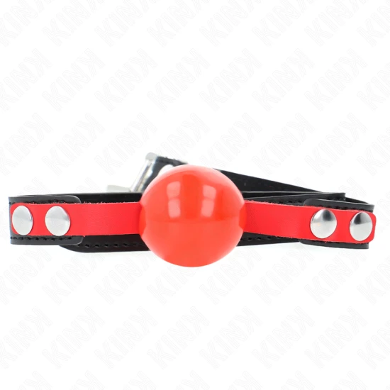 Minge gag Soft TPE, Roz, Model 4, reglabil 37-52 cm