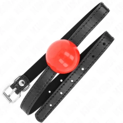 Model Minge Roșie Solidă, 4 cm, Gag, 65 x 1,5 cm