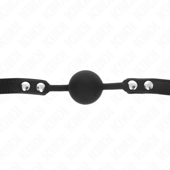 Gag Model 1 - Silicon, 4 cm, Negru, 60 x 2 cm