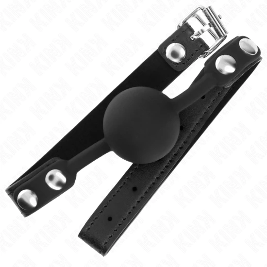 Gag Model 1 - Silicon, 4 cm, Negru, 60 x 2 cm