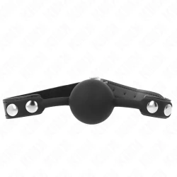 Gag Model 1 - Silicon, 4 cm, Negru, 60 x 2 cm