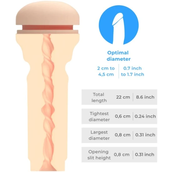 Stroker Extra Tight - Realist, Flesh, Unică