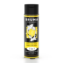 Ulei de masaj premium cu efect de încălzire, Pina Colada, 3 în 1, 100 ml
